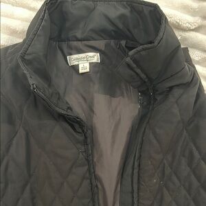 Coldwater Creek Black Quilted Jacket